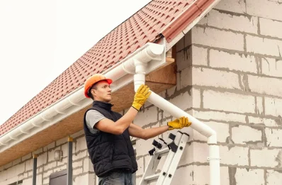 Pose et remplacement de gouttières au Barp